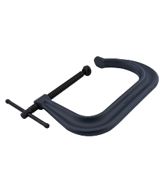 Wilton 14375 4406, 4400 Series Drop Forged C-Clamp - Extra Deep-Throat, Regular-Duty, 0" - 6" Jaw Opening