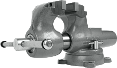 Wilton 28833 600S Machinist 6” Jaw Round Channel Vise With Swivel Base