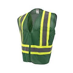 Radians Sv22-1Zhgm Economy Type O Class 1 Safety Vest, Mesh, Hunter Green