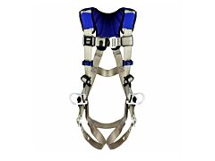 3M Dbi-Sala 1401012 Exofit X100 Comfort Vest Positioning Safety Harness, Back/Hip D-Rings, Large, Pass-Thru/Tongue Buckle