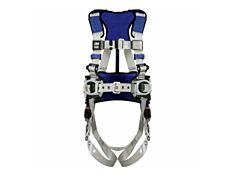 3M Dbi-Sala 1401043 Exofit X100 Comfort Construction Positioning Safety Harness, Back/Hip D-Ring, X-Large, Pass-Thru/Tongue Buckle