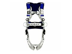 3M Dbi-Sala 1401070 Exofit X100 Comfort Construction Positioning Safety Harness, Back/Hip D-Rings, Small, Pass-Thru/Tongue Buckle