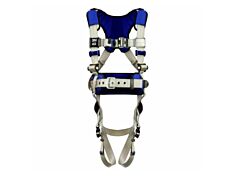 3M Dbi-Sala 1401084 Exofit X100 Comfort Construction Safety Harness, Back D-Ring, 2X-Large, Quick-Connect