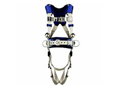 3M Dbi-Sala 1401092 Exofit X100 Comfort Construction Positioning Safety Harness, Back/Hip D-Rings, Large, Quick-Connect