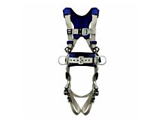 3M Dbi-Sala 1401095 Exofit X100 Comfort Construction Climbing/Positioning Safety Harness, Back/Front/Hip D-Rings, Small, Quick-Connect