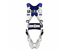3M Dbi-Sala 1401107 Exofit X100 Comfort Construction Safety Harness, Back D-Ring, Large, Quick-Connect/Tongue Buckle