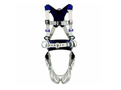 3M Dbi-Sala 1401138 Exofit X100 Comfort Construction Climbing/Positioning Safety Harness, Back/Front/Hip D-Rings, X-Large, Quick-Connect/Tongue Buckle
