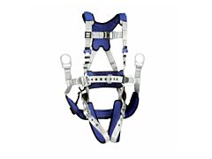 3M Dbi-Sala 1401144 Exofit X100 Comfort Tower Climbing Safety Harness, Back/Front/Hip D-Rings, 2X-Large, Quick-Connect/Tongue Buckle