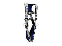 3M Dbi-Sala 1402042 Exofit X200 Comfort Vest Positioning Safety Harness, Back/Hip D-Rings, Large, Dual Lock Quick Connect