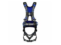 3M Dbi-Sala 1403209 Exofit X300 X-Style Construction Positioning Safety Harness, Back/Hip D-Rings, X-Large/2X-Large, Auto-Locking Qc/Revolver