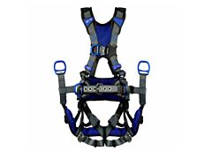3M Dbi-Sala 1403212 Exofit X300 X-Style Tower Climbing Safety Harness, Back/Hi/Front D-Rings, X-Large/2X-Large, Auto-Locking Quick-Connect/Qc/Rev