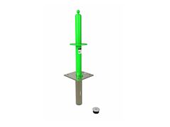 3M Dbi-Sala 8530872 Flexiguard Modular Jib System Base, Permanent Flush Mounted, Single-User, 310 Lb Cap, Use W/M100 Systems