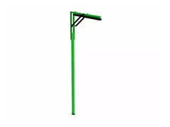 3M Dbi-Sala 8530904 Flexiguard Modular Jib System Mast Anchor, Semi-Fixed, Dual-User, 25 Ft To 30 Ft H, 310 Lb Capacity, Use W/M200 Systems