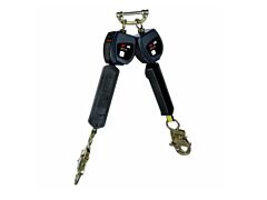 3M Dbi-Sala 3100550 Nano-Lok Personal Twin-Leg Self Retracting Lifeline, Web Steel Snap Hook, 6 Ft., Class 1, Ansi
