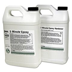 Devcon 14630 5 Minute® Epoxy, 9 Lb, Dual Jugs, Colorless To Light Yellow