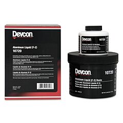 Devcon 10720 Aluminum Liquid (F-2), 3 Lb, Kit, Aluminum