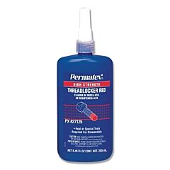 Devcon 27125 High Strength Threadlockers, 90 Ml, 1 In Thread, Red