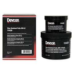 Devcon 11420 Wear Resistant Putty Wr-2, 3 Lb, Kit, Dark Gray