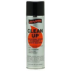 Jet-Lube 61542 Clean-Up Industrial Degreaser And Safety Solvent, 18 Oz, Aerosol Can, Ether Scent