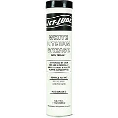 Jet-Lube 50350 White Lithium Grease With Ptfe, 14 Oz, Can