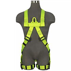 Safewaze Sw77125-Utqc-Sl Arc Flash Full Body Harness, Soft Dorsal & Sternal Loop, De Mb Torso, De Qc Legs