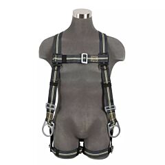 Safewaze Fs77326-Fr Welding Full Body Harness, 3D, Kevlar® Web, Mb Chest, Mb Legs
