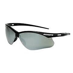 Jackson Safety 50007 Sg Series Safety Glasses, Smoke Mirror Lens, Black Frame, Sta-Clear Anti-Fog