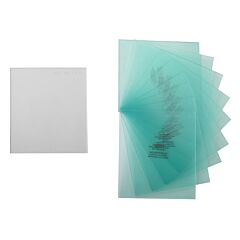Jackson Safety 46925 Translight 555 + Safety Plate, External, Polycarbonate, Clear