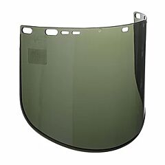 Jackson Safety 29086 F40 Propionate Faceshield, 915-63, Uncoated, Dark Green, Unbound, 15.5 In L X 9 In