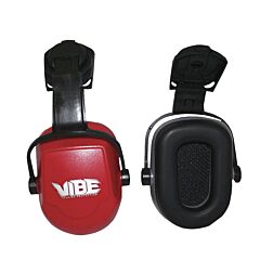 Jackson Safety 20777 H70 Vibe Earmuffs, 25 Db Nrr, Red, Cap Mount