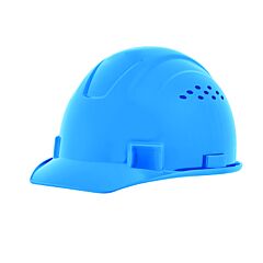 Jackson Safety 20222 Advantage Series Cap Style Hard Hat, 4 Pt Rapid Dial, Vented, Blue