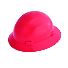 Jackson Safety 20804 Advantage Series Full Brim Hard Hat, 4 Pt Rapid Dial, Non-Vented, Red