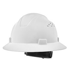 Jackson Safety 20820 Advantage Series Full Brim Hard Hat, 4 Pt Rapid Dial, Vented, White
