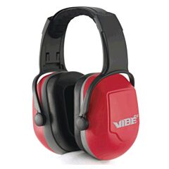 Jackson Safety 20774 H70 Vibe Earmuff, 26 Db Nrr, Red, Headband