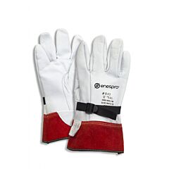 Enespro 12" High Volt Leather Protector With Cinch Strap