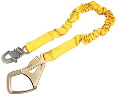 3M Dbi-Sala 1244360 6 Ft. (1.8M) Single-Leg With Elastic Web And Snap Hook At One End, Saflok-Max Steel Rebar Hook At Other End