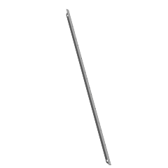 Plasticade 8611 Combocade Barricade Leg, Gray, No Sheeting