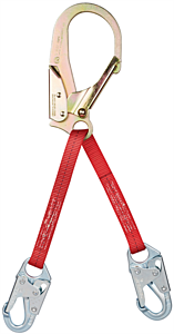 3M Dbi-Sala 1351050 22" (56Cm) Web Rebar Assembly With Steel Rebar Hook At Center, Snap Hooks At Leg Ends