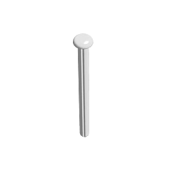 Plasticade Wfb-Pin-W Water Filled Barricade System Longitudinal Channelizing Device, White