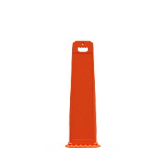 Plasticade 4100-O Gemstone Vertical Panel, Orange
