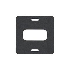 Plasticade 400-B-20R Rubber Base For Gemstone Vertical Panel, Black, 20 Lb