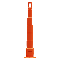 Plasticade 650R1-O Navicade 42" Channelizer, Orange, No Sheeting
