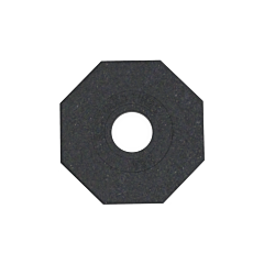 Plasticade 7200-Rb-12 Rubber Base For Delineators, Black, 12 Lb
