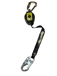 Honeywell Miller Mtl-Ohs1-05/9Ft Turbolite+ Scorpion Fall Limiter, Vectran, 9 Ft L, 420 Lb, Swivel Snap, Single Leg