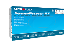 Microflex Freeform Ffs-700 Se Nitrile Exam Gloves, (Powder Free), 5.1 Mill, 1 Box Of 100 Gloves