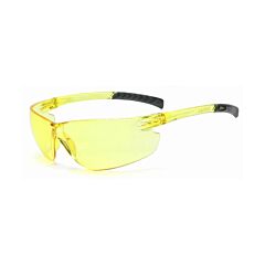 Radnor 64051227 Classic Plus Series Safety Glasses With Amber Frame And Amber Polycarbonate Hard Coat Lens