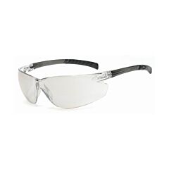 Radnor 64051222 Classic Plus Series Safety Glasses With Gray Frame And Clear Polycarbonate Hard Coat Indoor/Outdoor Lens