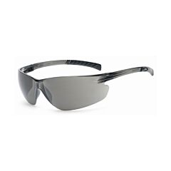 Radnor 64051225 Classic Plus Series Safety Glasses With Gray Frame And Gray Polycarbonate Hard Coat Anti-Fog Lens