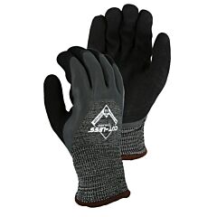 Majestic 35-1587 Cut-Less Winter Lined Gloves With Korplex Latex Palm, A5, Size X-Large