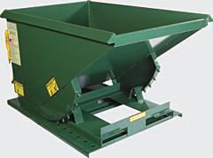 Jesco 211571 Extra Heavy Duty Formed Base Self Dumping Hopper, 3.0 Cubic Yard / 4000 Lb. Capacity